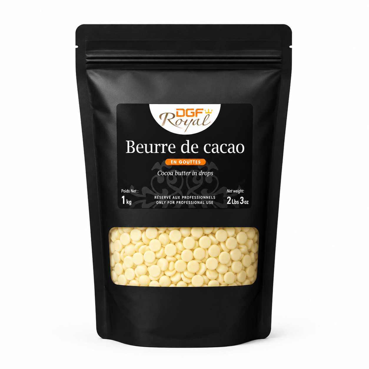 Beurre de cacao en goutes DGF