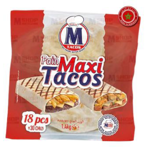 M tacos tortillas 30cm 18 pcs (80g)