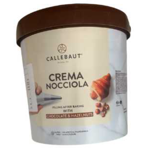 Fourrage chocolat et noisettes callebaut