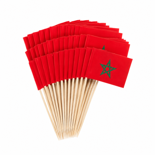 Topper Drapeau Maroc Pack 100 unité