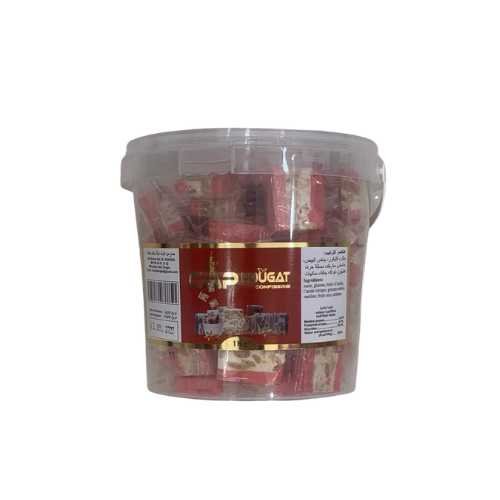 Nougat aux cacahuètes Fraise 1KG (65-70pcs)