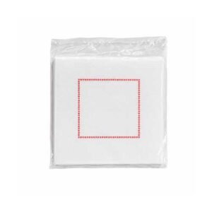 Serviettes en papier blanches 45pcs