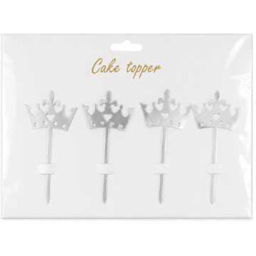 Cake Topper Couronne 4pcs