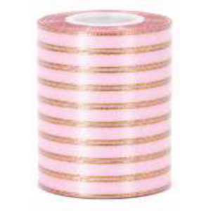 Ruban satin moyen rose