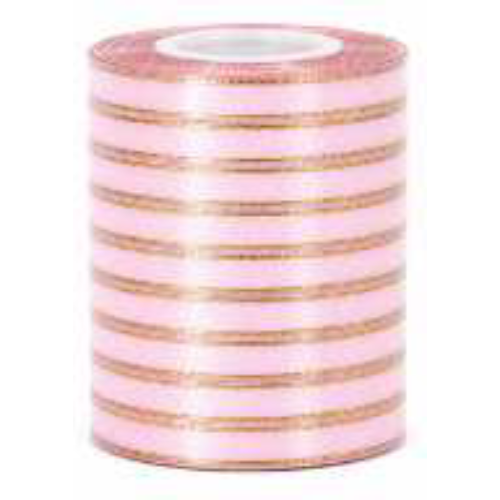 Ruban satin moyen rose
