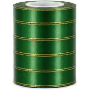 Ruban satin grand vert