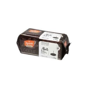Chocolat de couverture Aiguebelle Noir 1.5KG 55% 1 Carton (15pcs)