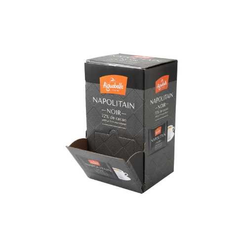 Napolitain Chocolat Aiguebelle Noir 72% de Cacao 160pcs