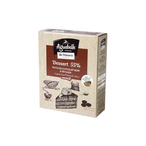 Aiguebelle Pistoles Chocolat Noir 200g (Carton 36Unité)