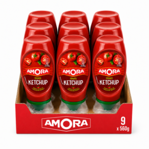 Ketchup Amora Nature 280g x 9 Unité