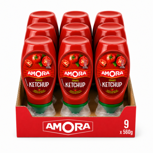 Ketchup Amora Nature 280g x 9 Unité