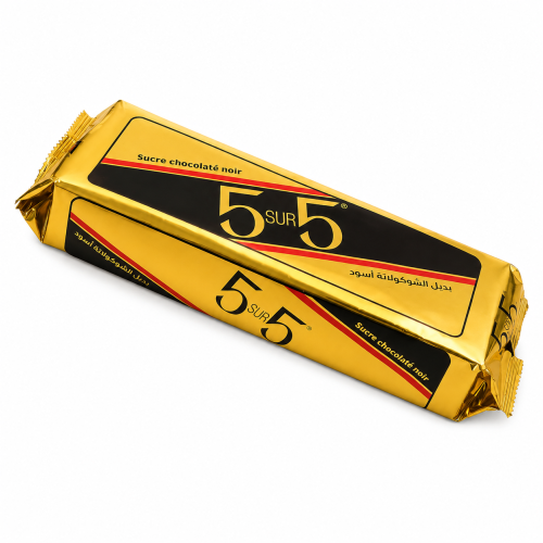 5/5 Sucre chocolaté Noir 850g Aiguebelle 1 carton (16pcs)
