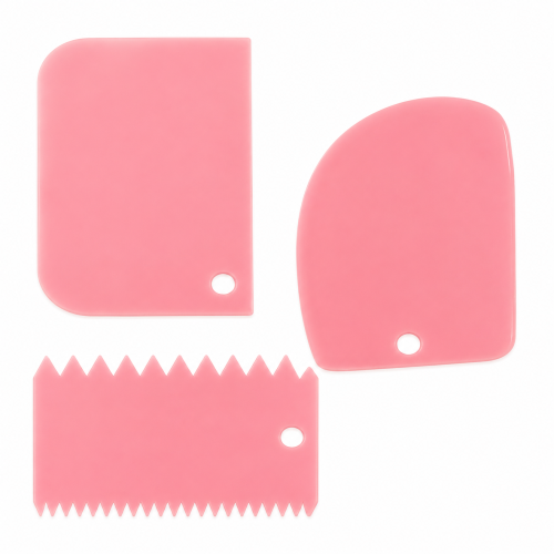 Spatule Rose 3 pièces