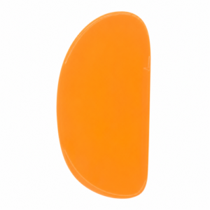 Grattoir à pâtisserie en plastique orange