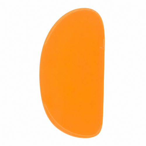 Grattoir à pâtisserie en plastique orange