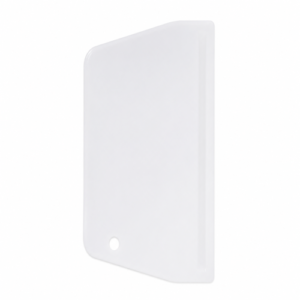 Grattoir en silicone pour gâteaux blanc 13,5 x 9,5