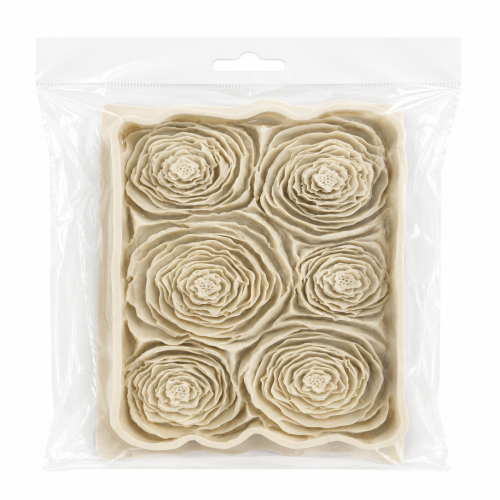 Moule en silicone avec des motifs fleurs grand