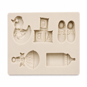 Moule en silicone avec des motifs Bébé & Naissance – 5 Motifs
