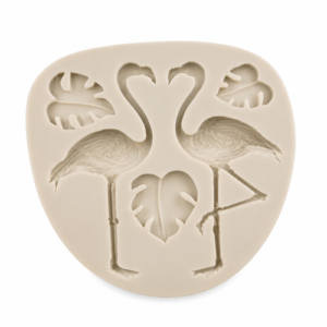 Moule en silicone avec des motifs Flamants Roses