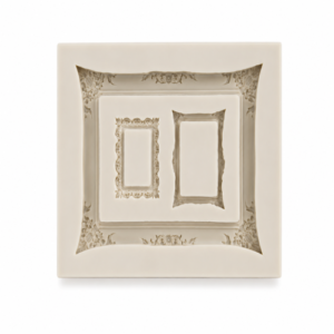 Moule en silicone avec motif Cadres Baroques – 3 Motifs