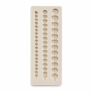 Moule en silicone avec motifs bordures Coquillages – 3 Tailles