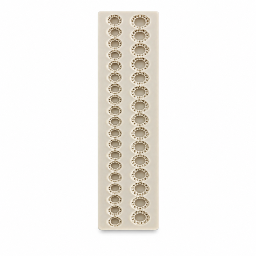 Moule en silicone avec motifs bordure Perles – 2 Tailles