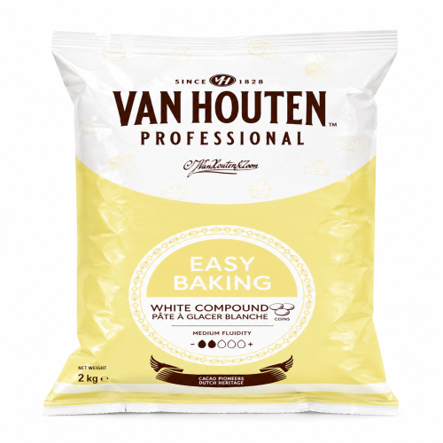 Pâte à glacer Pistoles Blanche Van Houten 2KG
