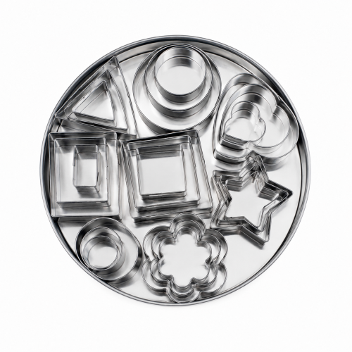 Ensemble de moules à biscuits en inox