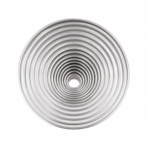 Ensemble de 14 emporte-pièces ronde inox (cookie cutters)