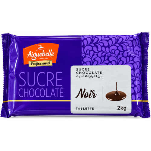Tablette sucre chocolaté Noir 2KG